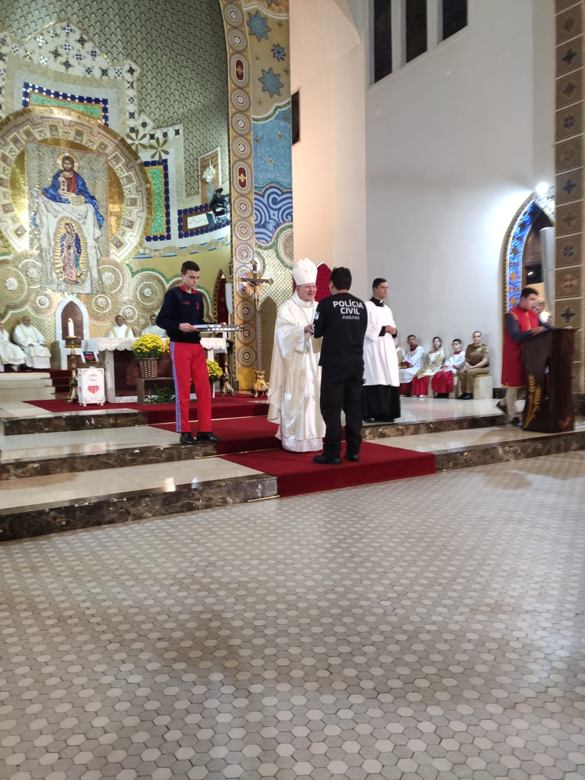 PCPR participa de missa pela proteção da Segurança Pública