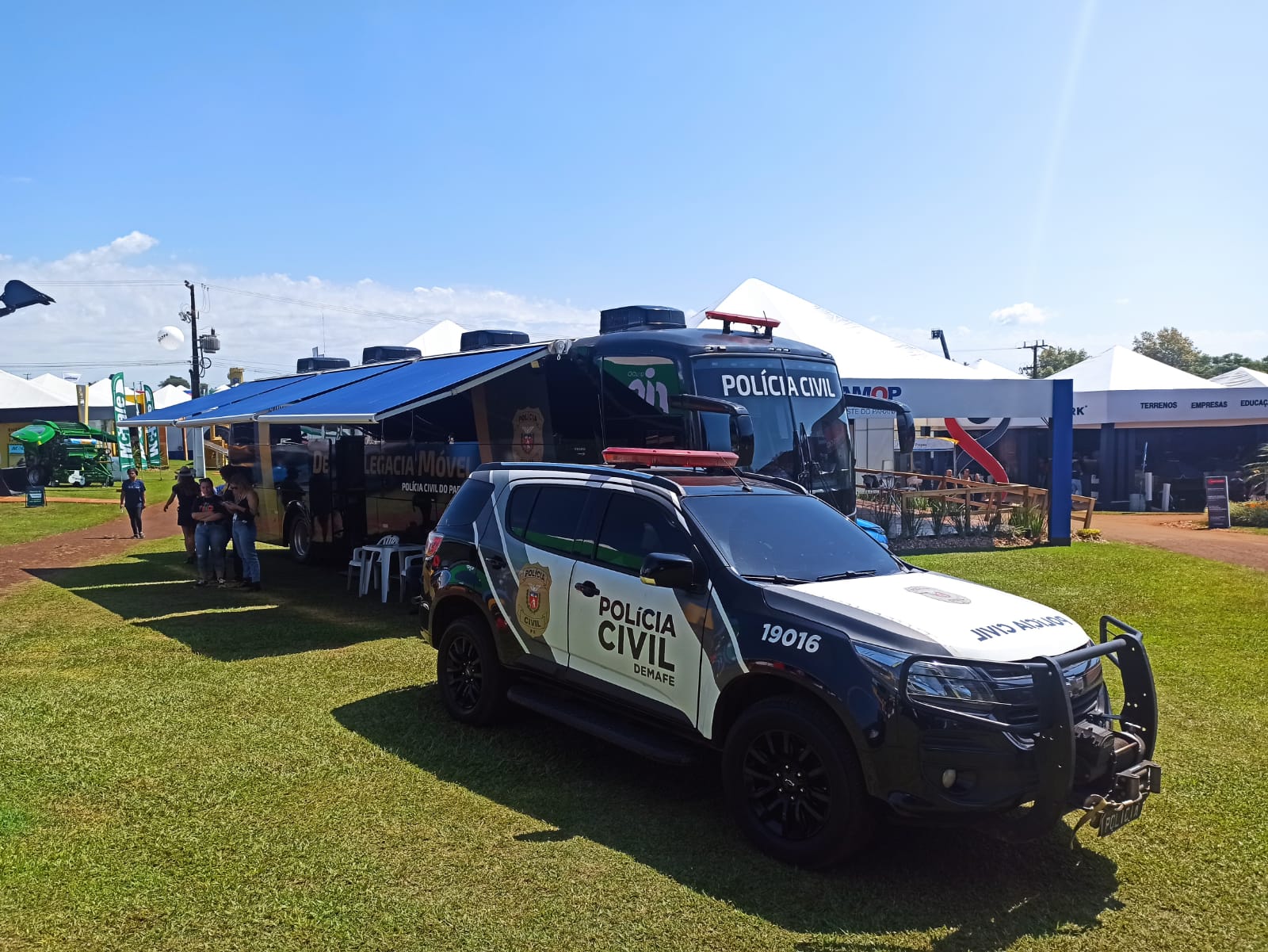 PCPR orienta sobre o uso de drones durante Show Rural em Cascavel