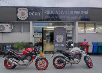 PCPR recupera motocicletas em Curitiba