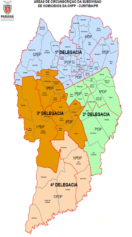 dhpp areas de circunscrição