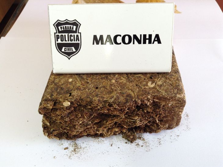 Amostra de maconha