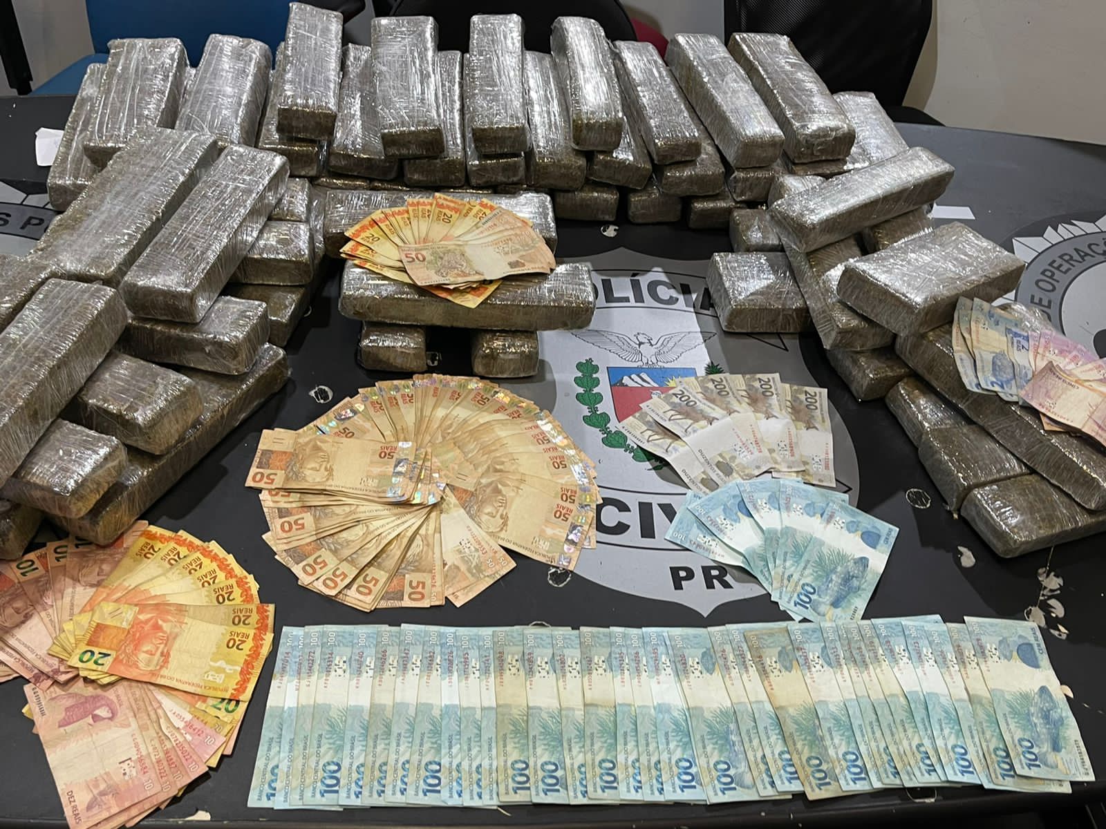 PCPR prende duas pessoas em flagrante por tráfico de drogas na Capital