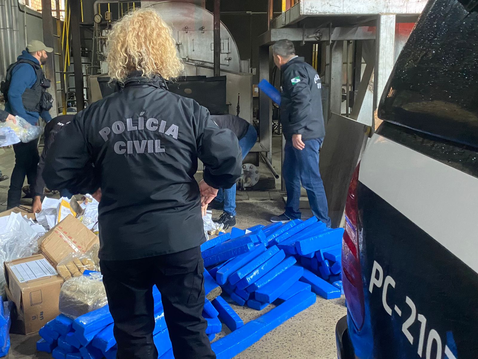 PCPR incinera mais de 350 quilos de drogas em Ponta Grossa