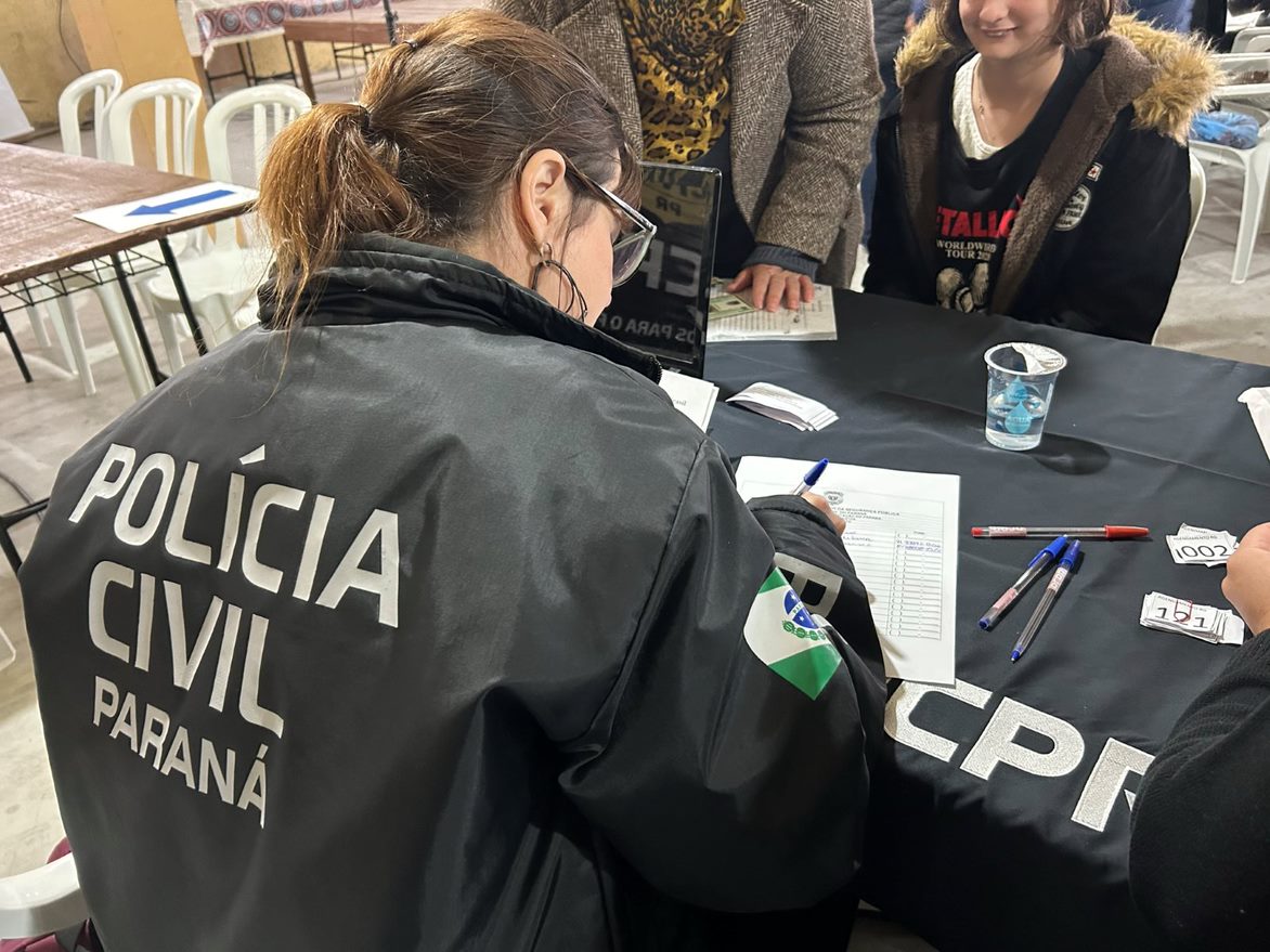 PCPR na Comunidade oferece serviços de polícia judiciária para a população de Jaguariaíva