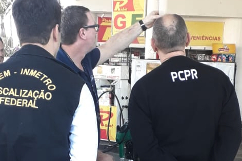 PCPR e Ipem realizam fiscalização em postos de combustíveis
