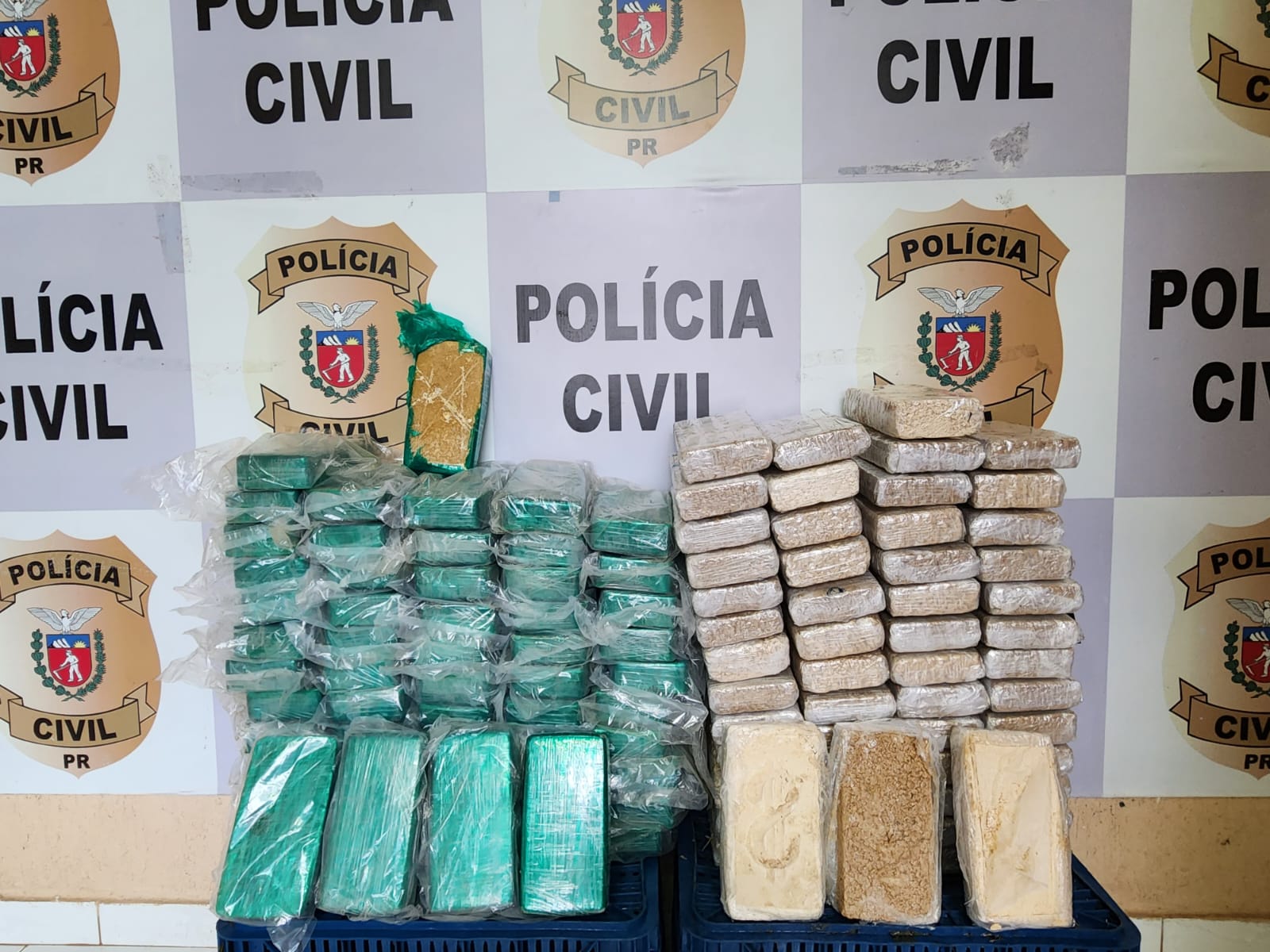 PCPR apreende 120 quilos de drogas em Foz do Iguaçu