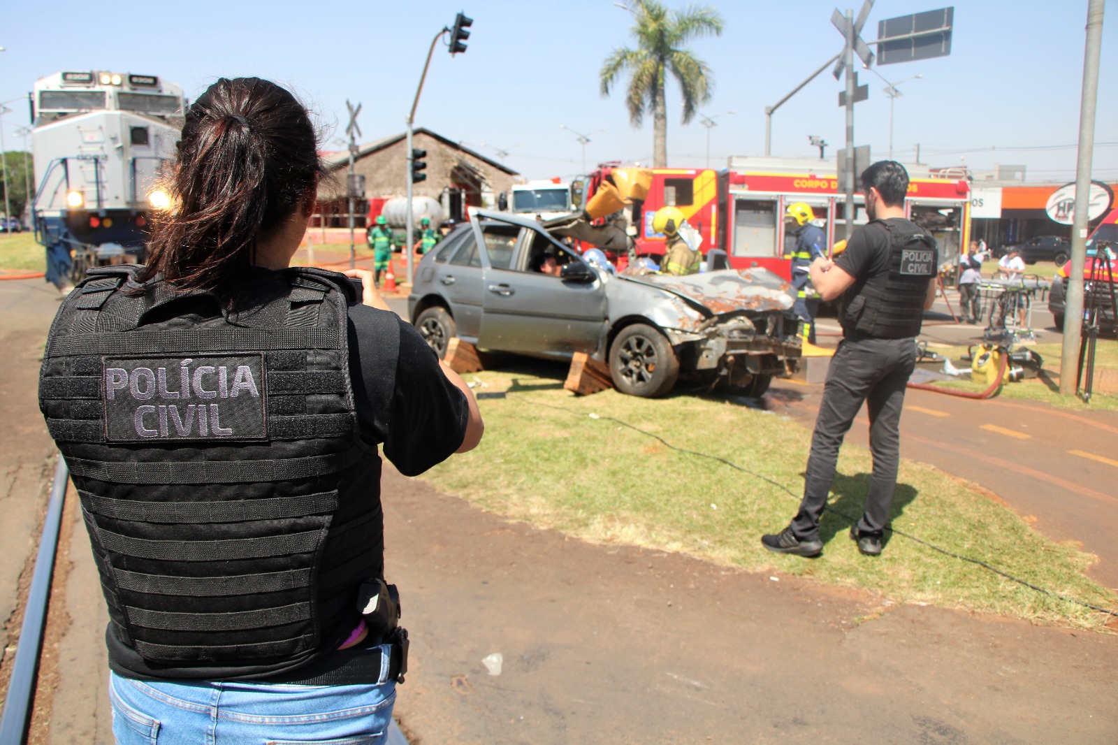 PCPR participa de simulação de acidente em Arapongas