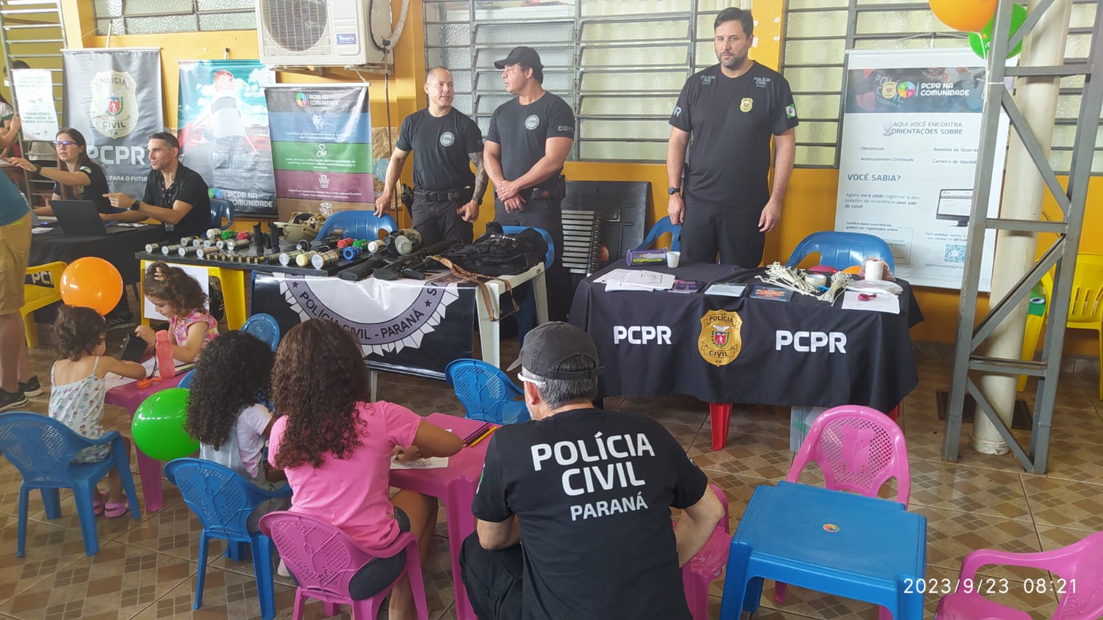 PCPR na Comunidade leva serviços de polícia judiciária para mais de 350 pessoas em Toledo