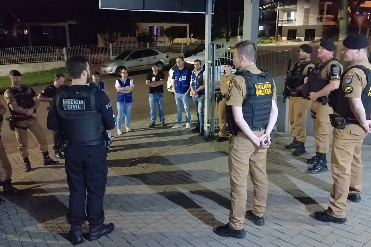 PCPR, PMPR e AIFU deflagram ação de fiscalização em comércios em Nova Prata do Iguaçu