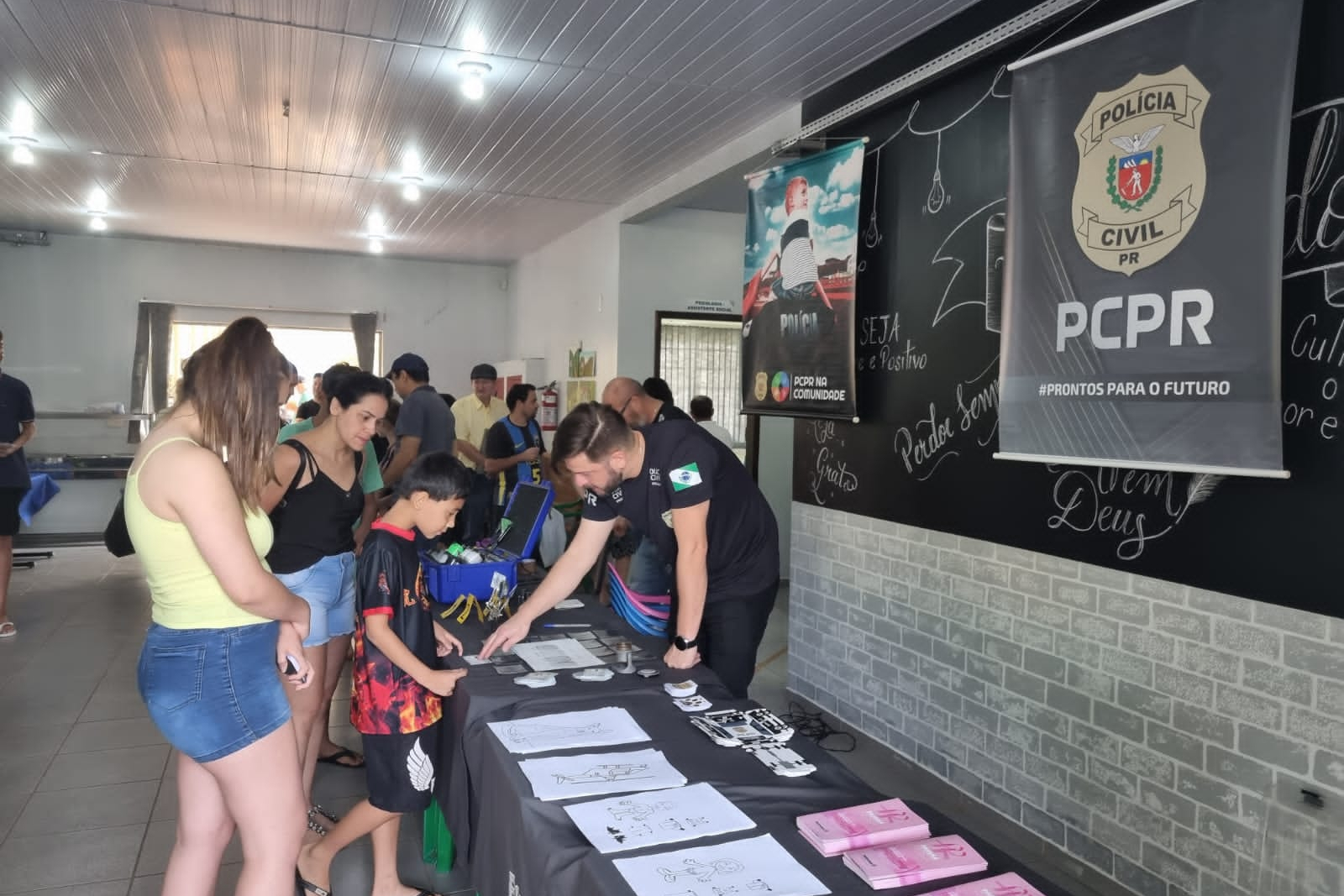 PCPR na Comunidade leva serviços de polícia judiciária para mais de 250 pessoas em Toledo