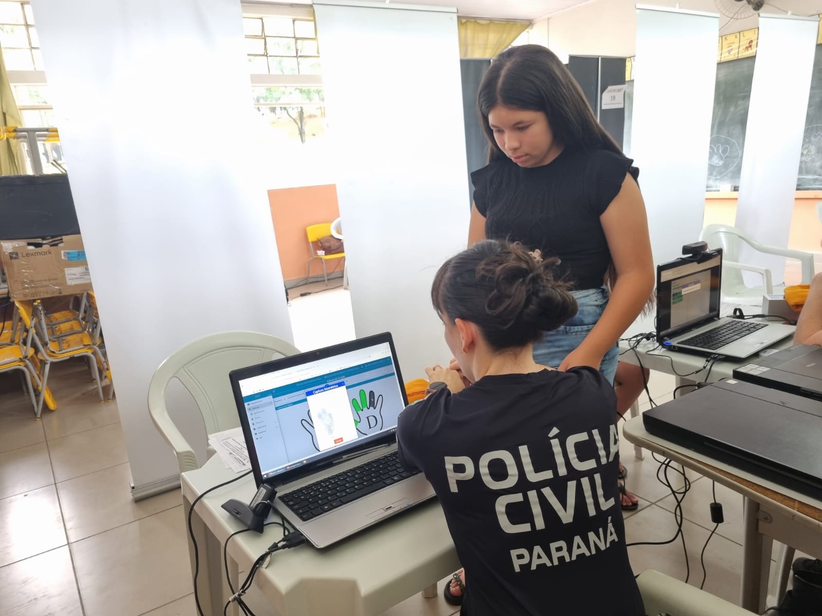 PCPR na Comunidade leva serviços de polícia judiciária para mais de 350 pessoas em Rio Branco do Sul