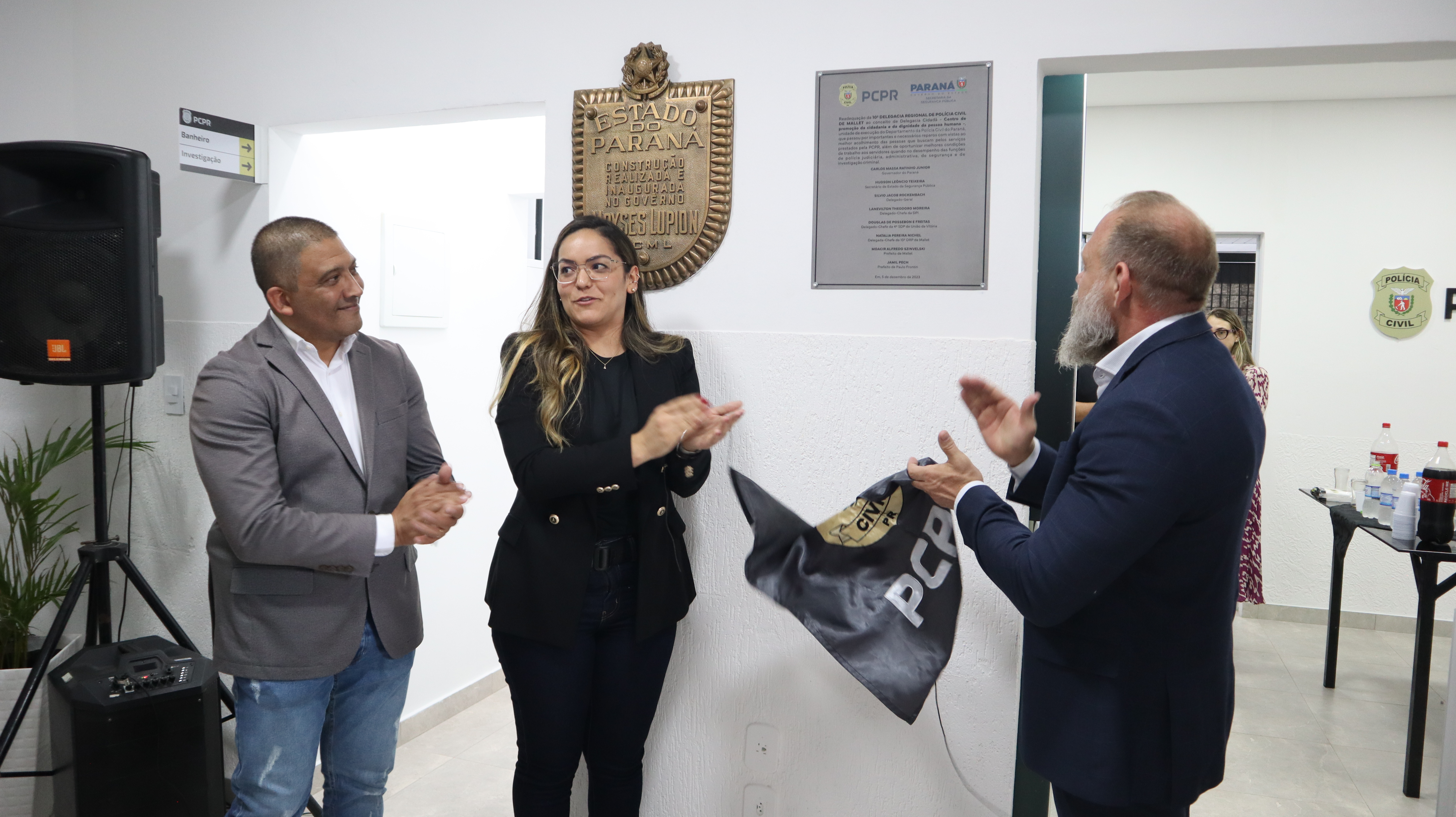 PCPR realiza reparos na estrutura da delegacia em Mallet