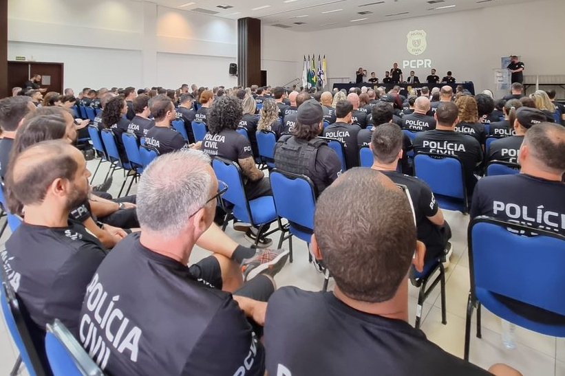 PCPR realiza reunião de abertura com policiais civis que atuarão na Operação Verão
