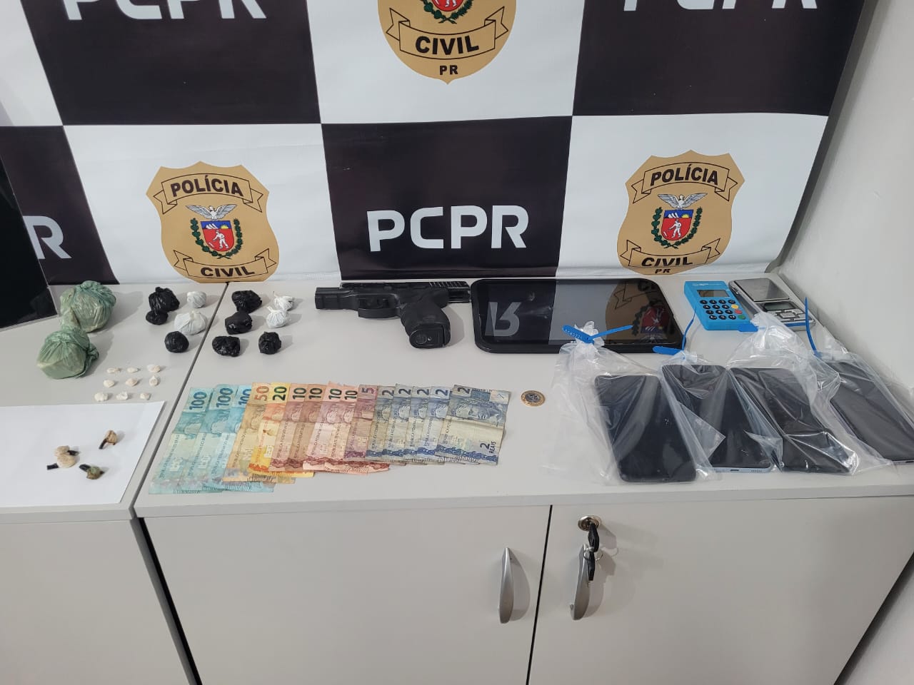 PCPR prende homem por tráfico de drogas em operação conjunta com a PMPR