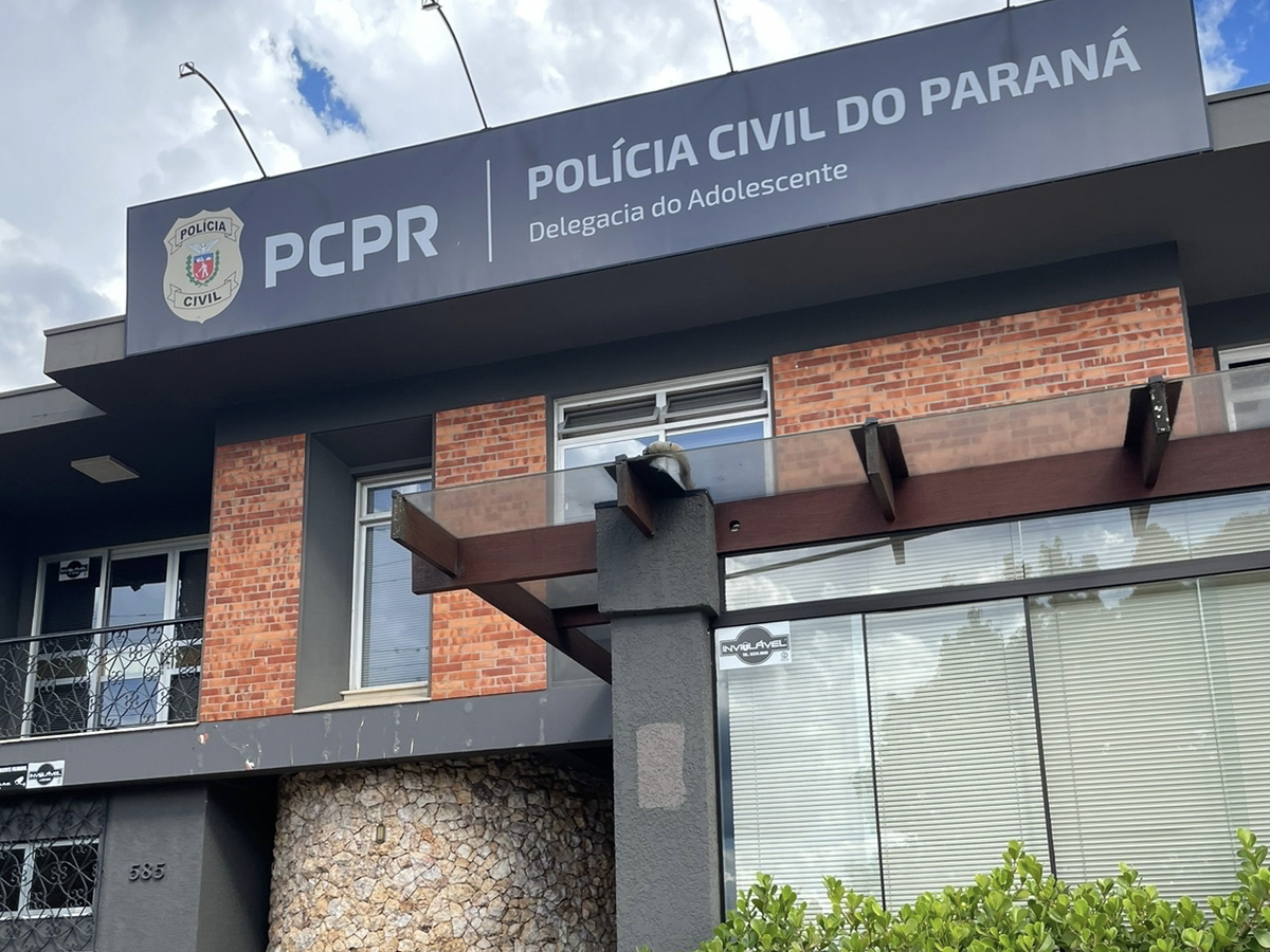 PCPR apreende adolescente suspeito de envolvimento em homicídio ocorrido em Ponta Grossa