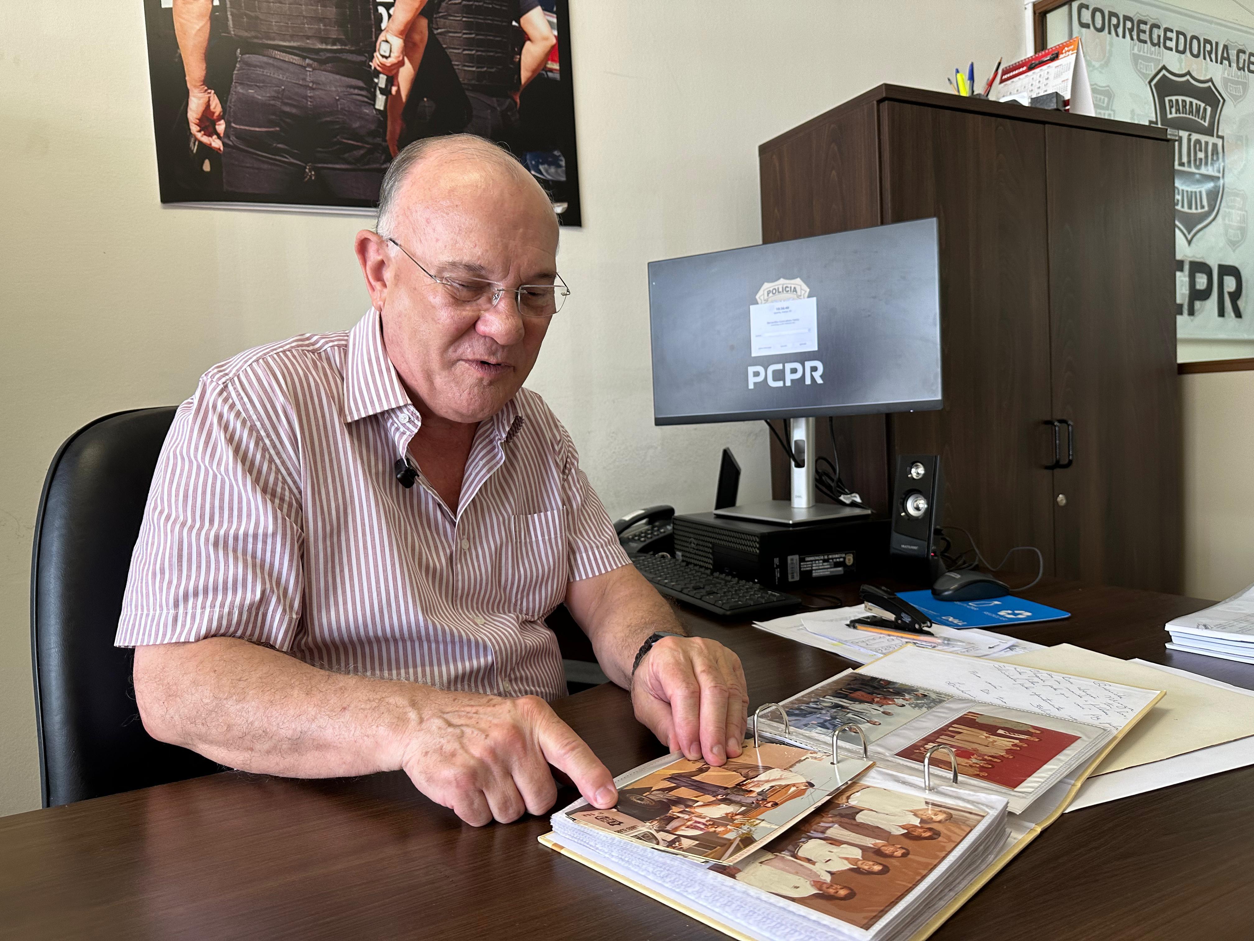 Delegado da PCPR comemora 75 anos de idade e encerra carreira policial de quatro décadas