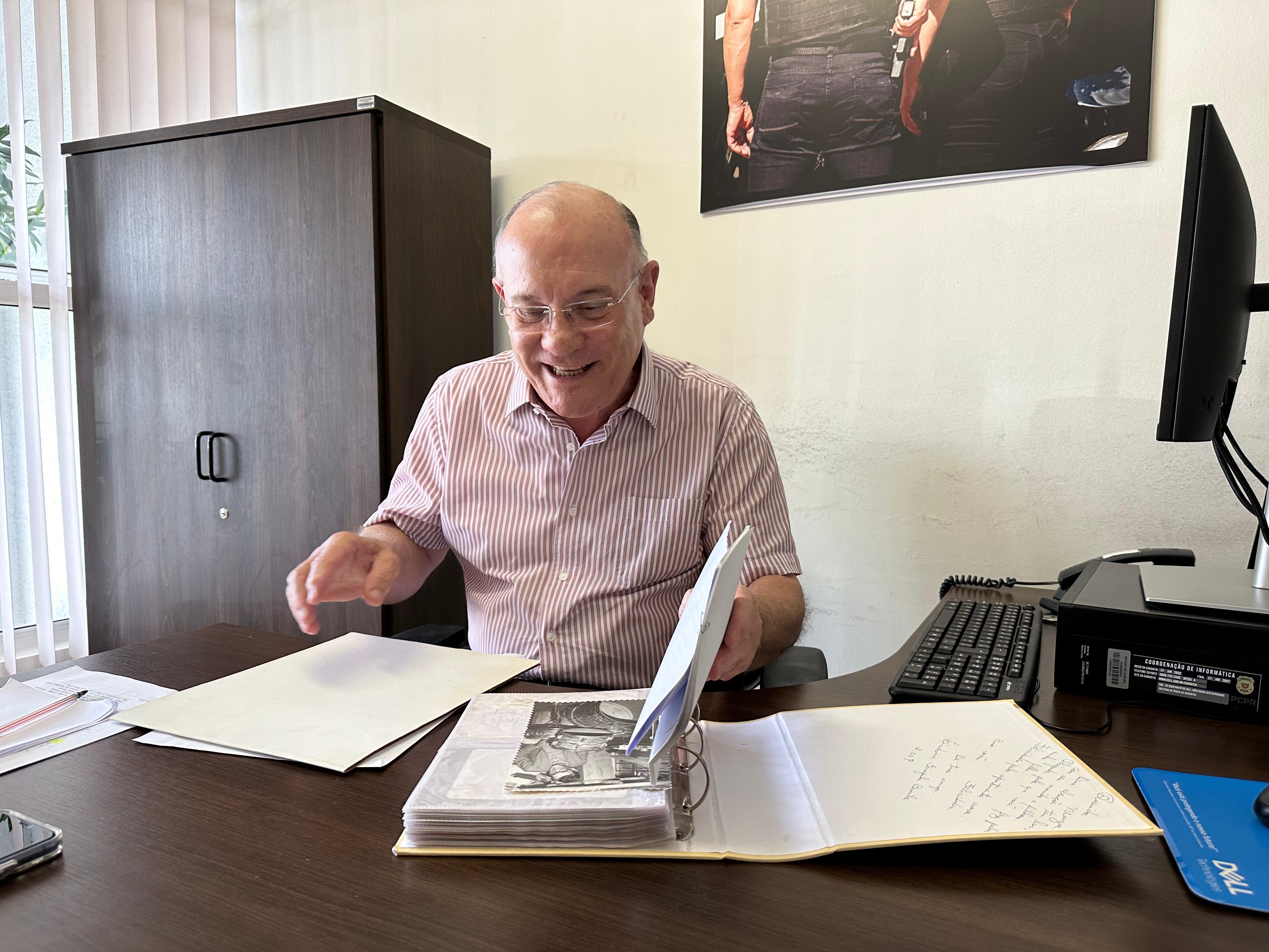 Delegado da PCPR comemora 75 anos de idade e encerra carreira policial de quatro décadas