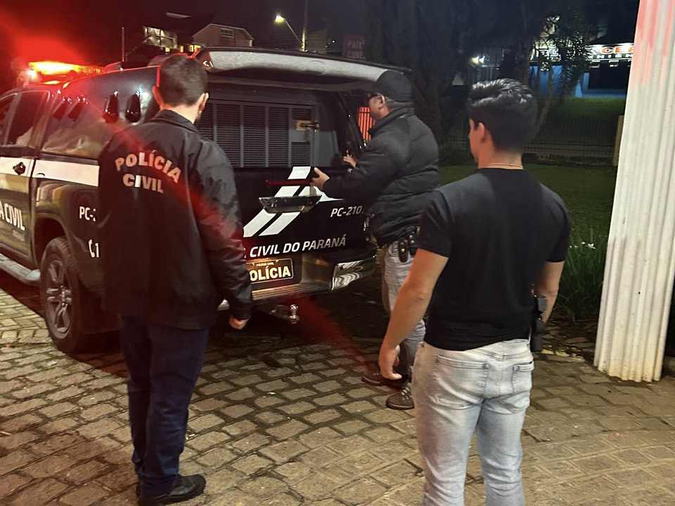 PCPR prende três homens por diferentes crimes em Carambeí