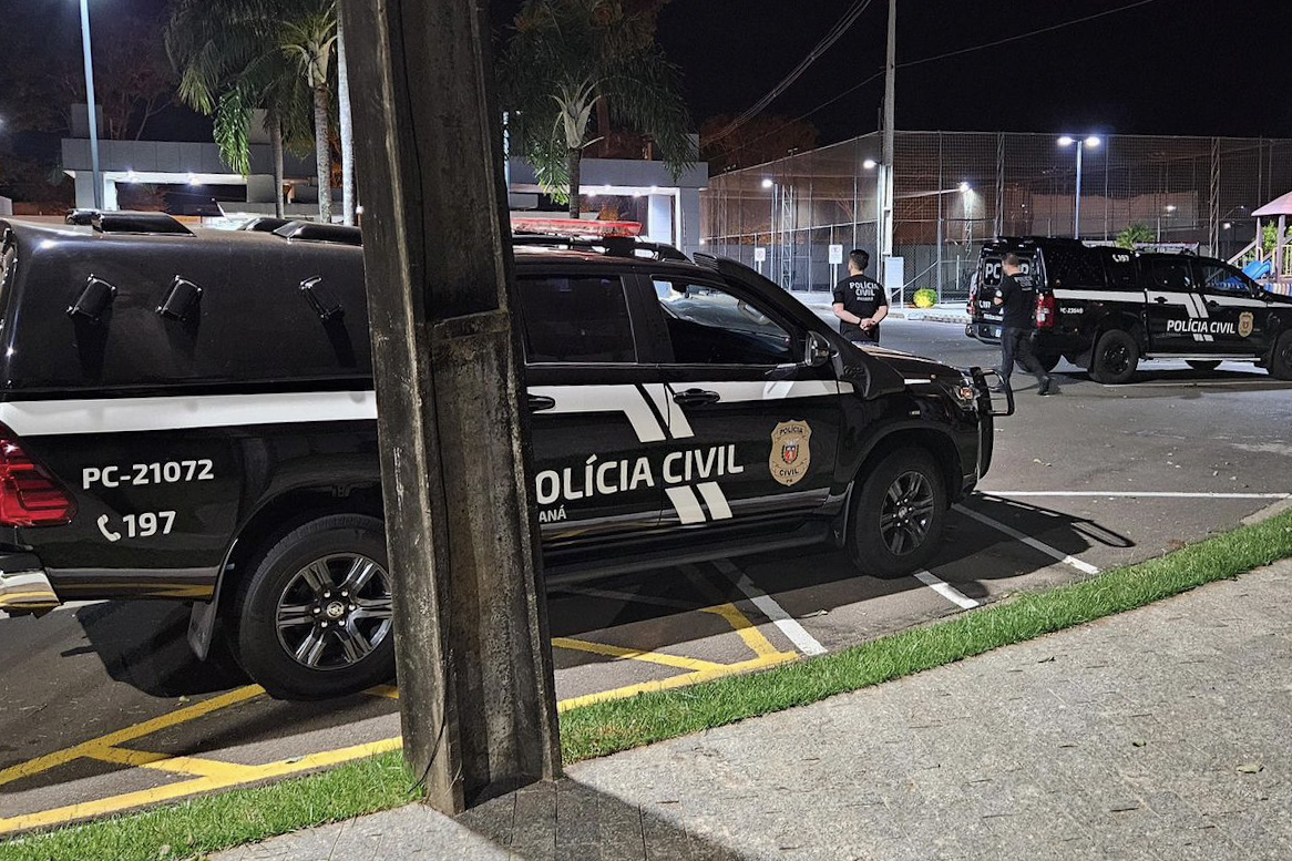 PCPR cumpre mandados contra suspeito de desvio de dinheiro de empresa privada em Cianorte