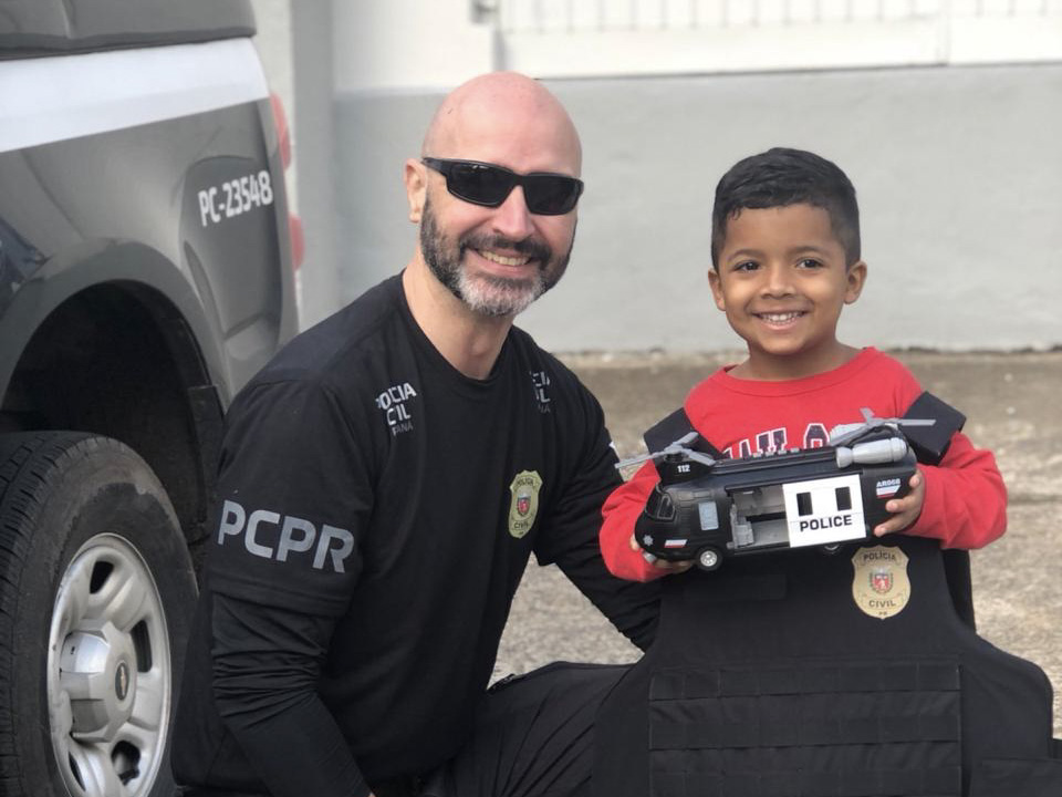 PCPR promove festa de aniversário para criança em abrigo do Rio Grande do Sul