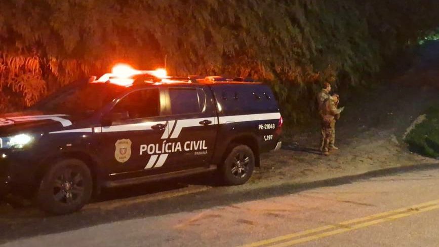 PCPR, PRF e PCSC prendem dois suspeitos de roubo a ônibus em Campina Grande do Sul
