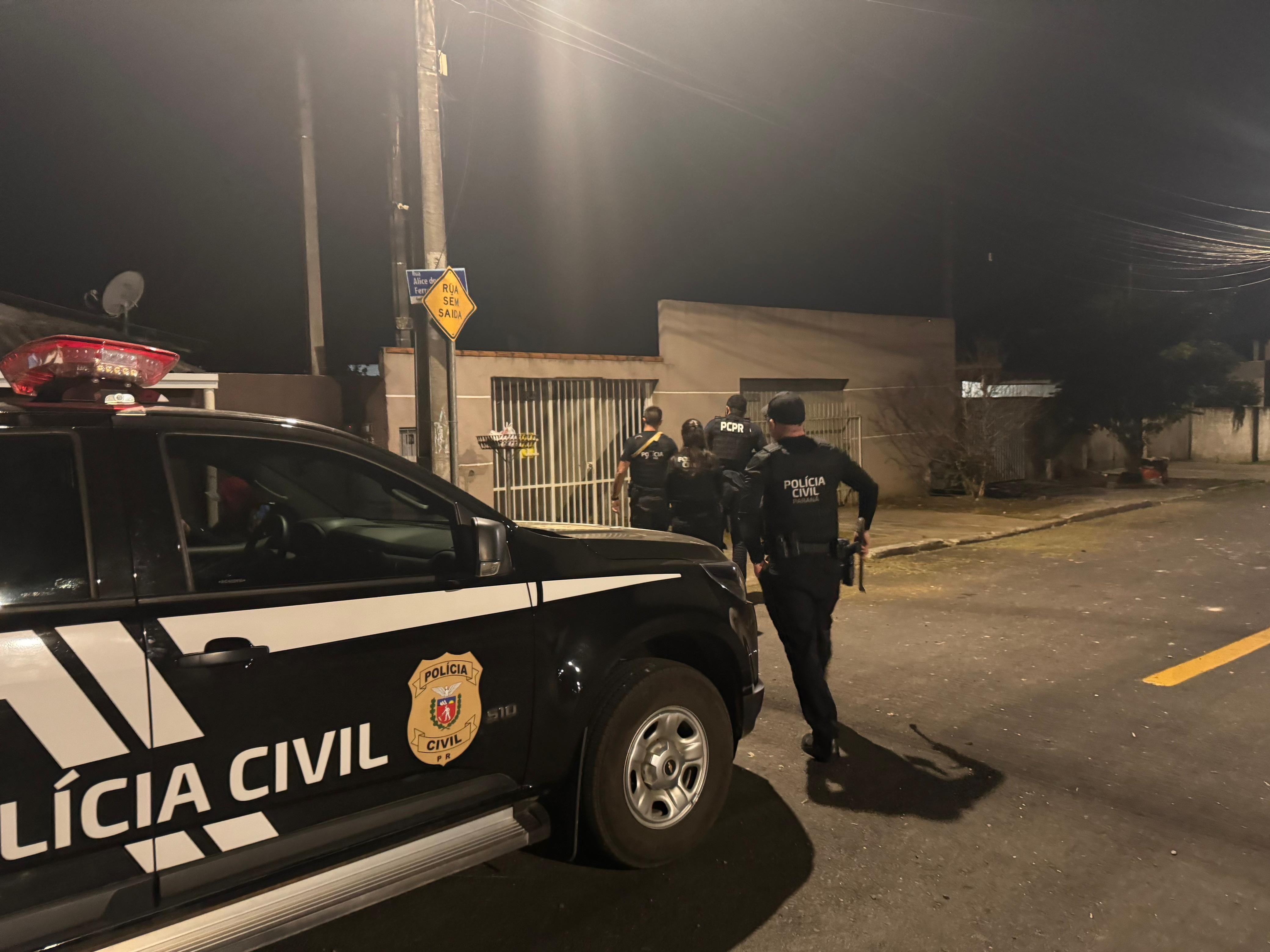 PCPR prende quatro integrantes de organização criminosa ligada a furtos e roubos em Piraquara