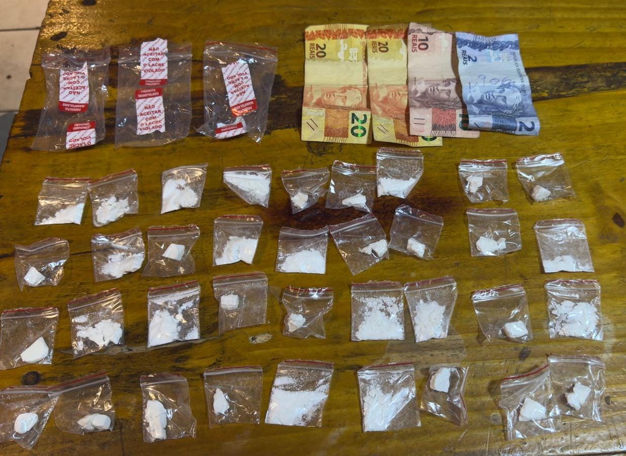 PCPR prende mulher em flagrante por tráfico de drogas em Ortigueira