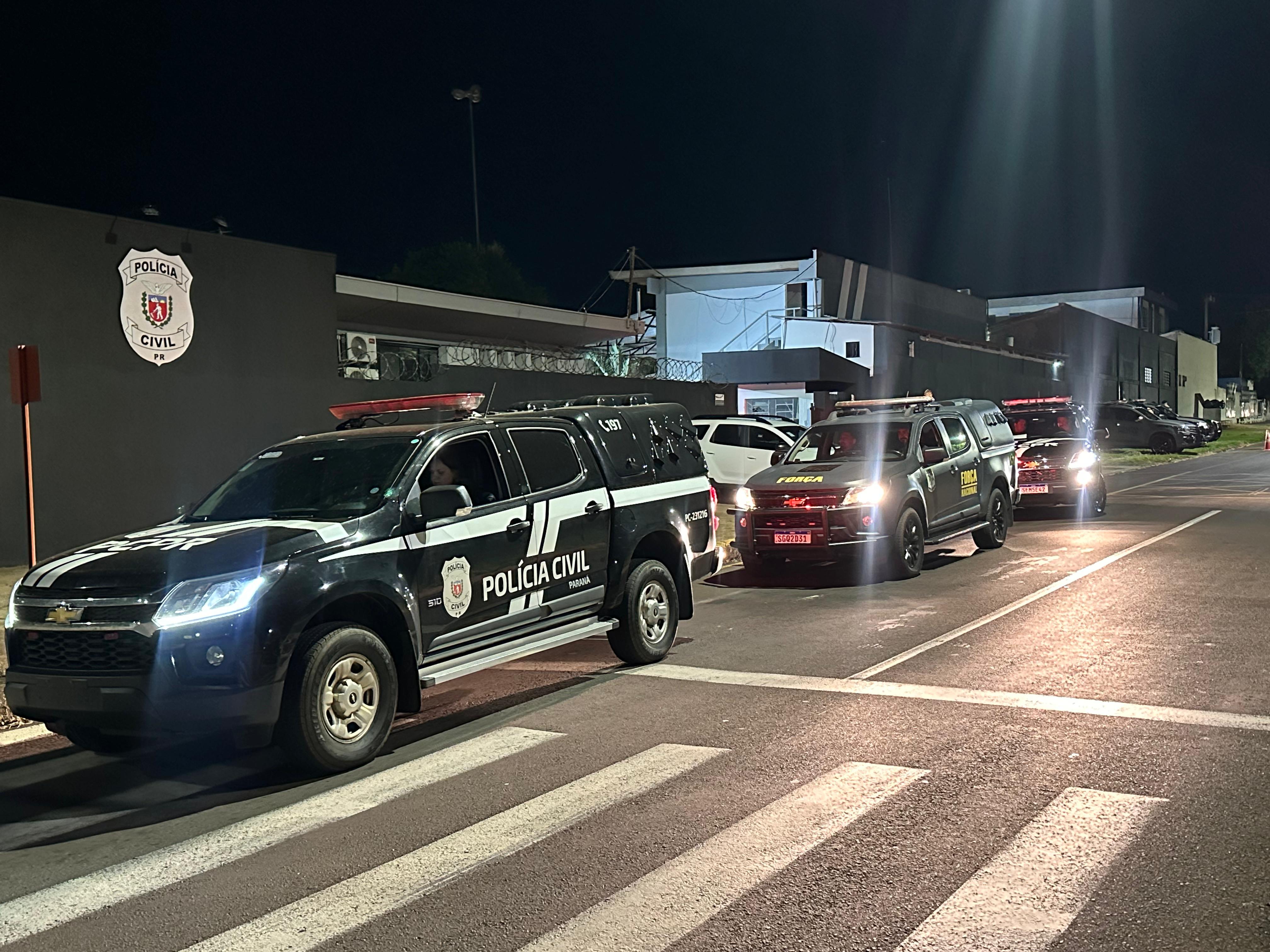 PCPR, PMPR e Força Nacional prendem dois homens durante operação deflagrada em Cruzeiro do Oeste