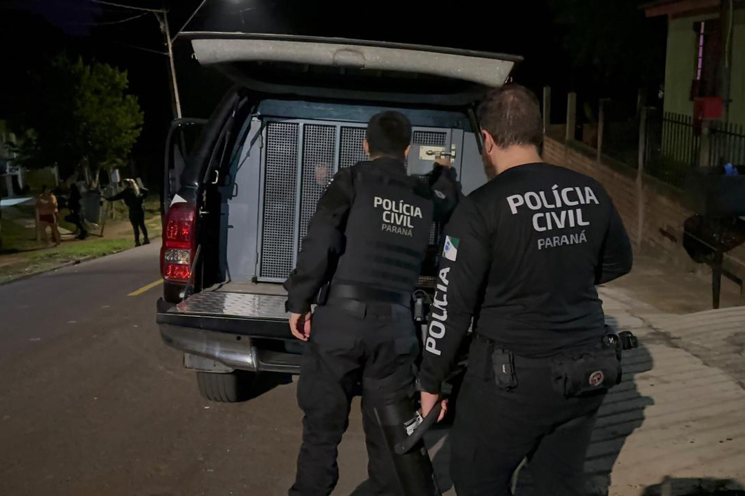PCPR prende cinco pessoas em operação contra crimes violentos em Clevelândia
