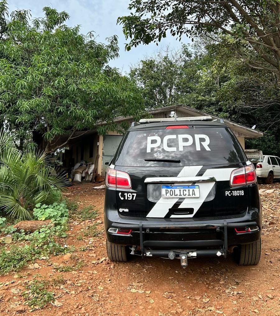 PCPR prende suspeito de tripla tentativa de homicídio em Saudade do Iguaçu