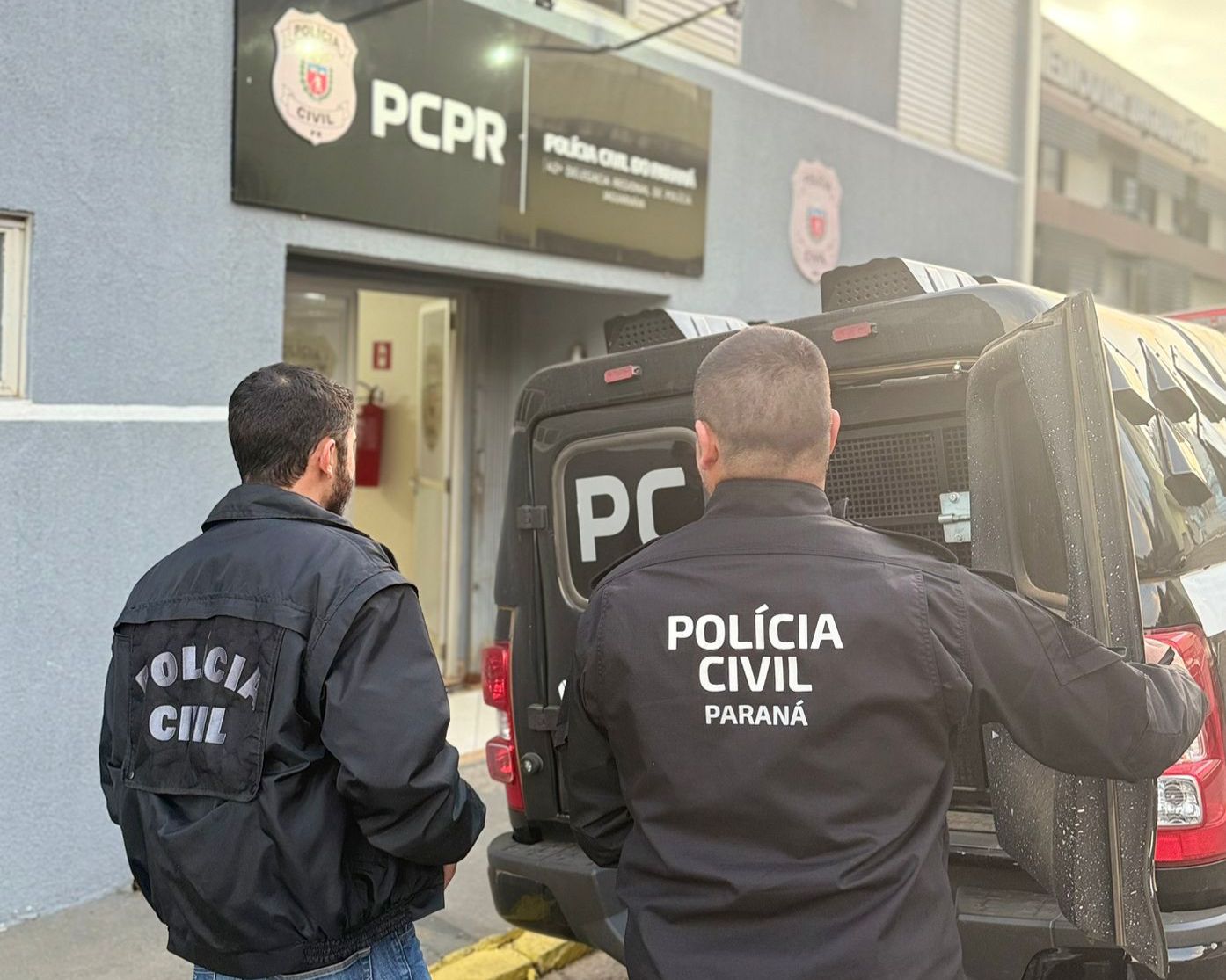PCPR prende dois homens em flagrante por furto e receptação em Jaguariaíva