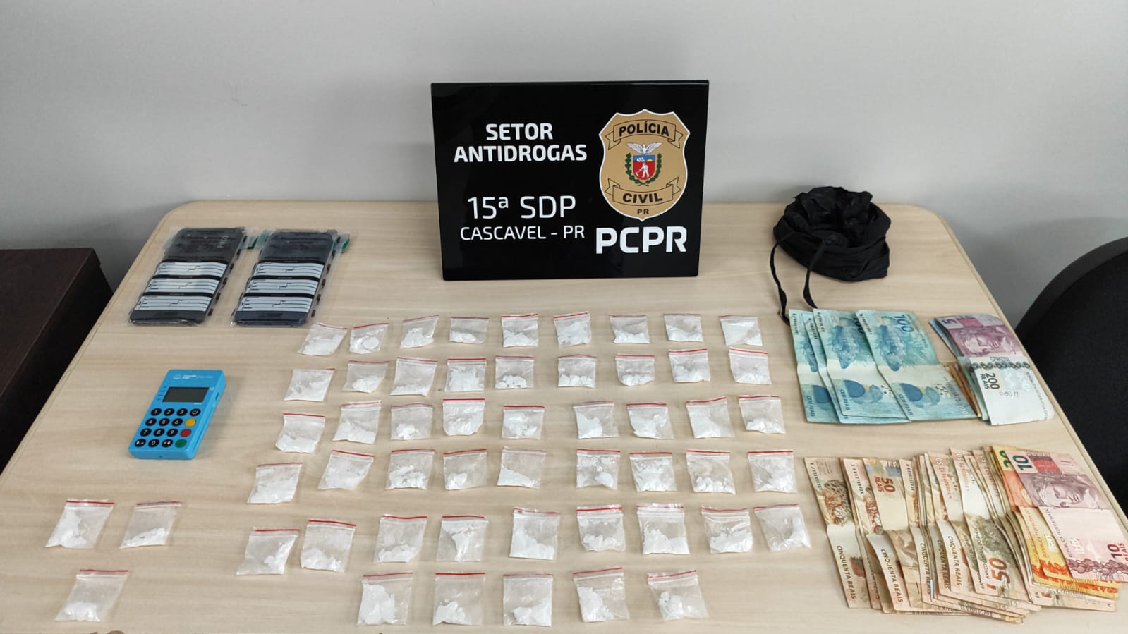 PCPR prende homem em flagrante por tráfico de drogas em Cascavel