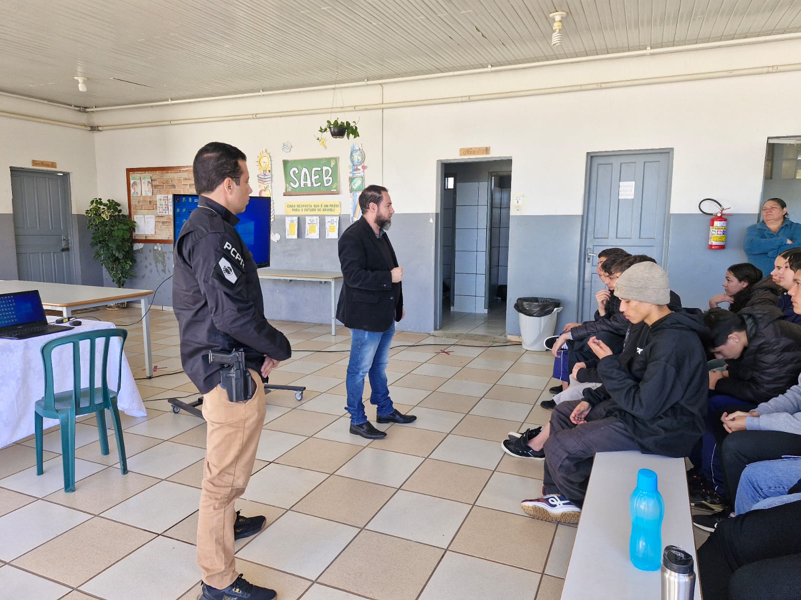 PCPR promove palestra sobre indisciplina escolar e relações interpessoais em Rondon