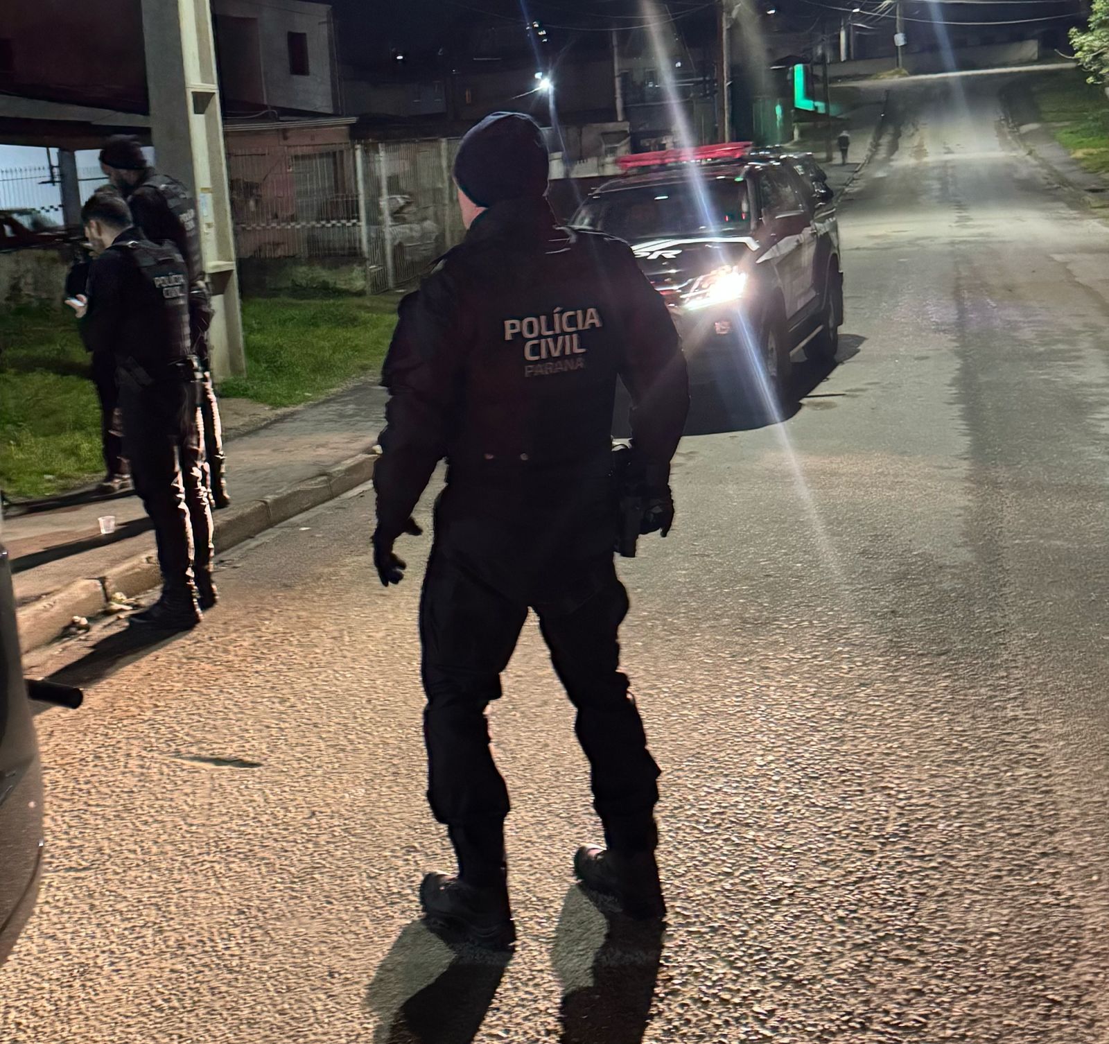 PCPR apreende adolescente investigado por atear fogo em homem em Piraquara