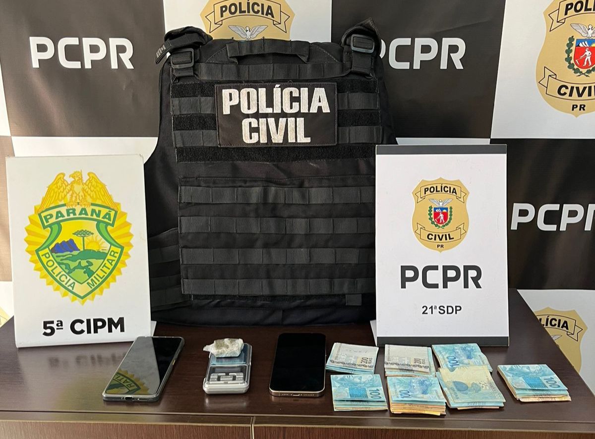 PCPR prende dois homens durante operação contra tráfico de drogas em Cianorte