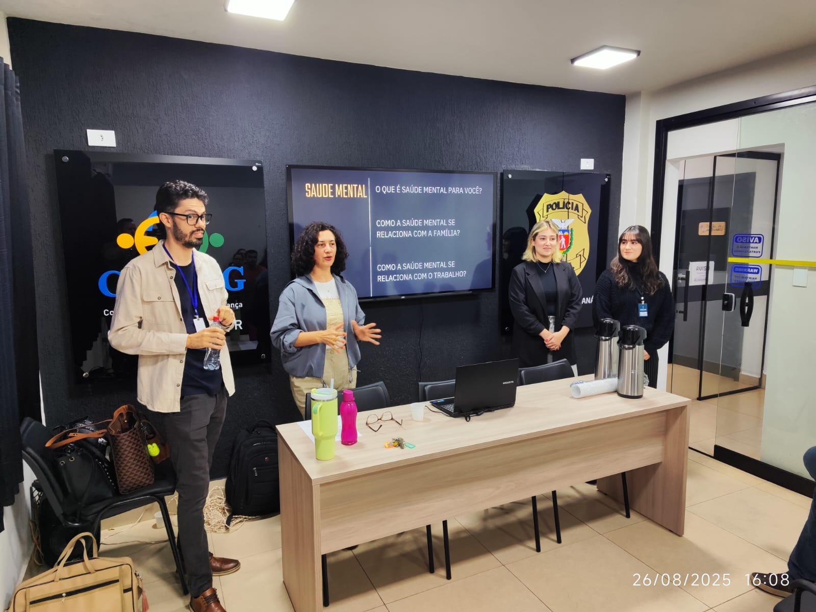PCPR promove palestra sobre saúde mental em parceria com Centro Universitário Integrado em Campo Mourão