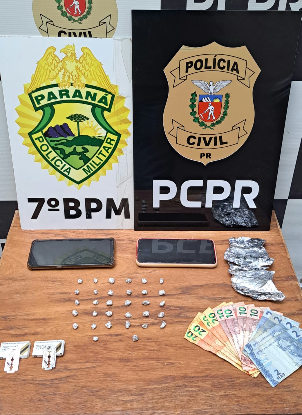 PCPR e PMPR prendem dois homens por tráfico e associação ao tráfico de drogas em Rondon
