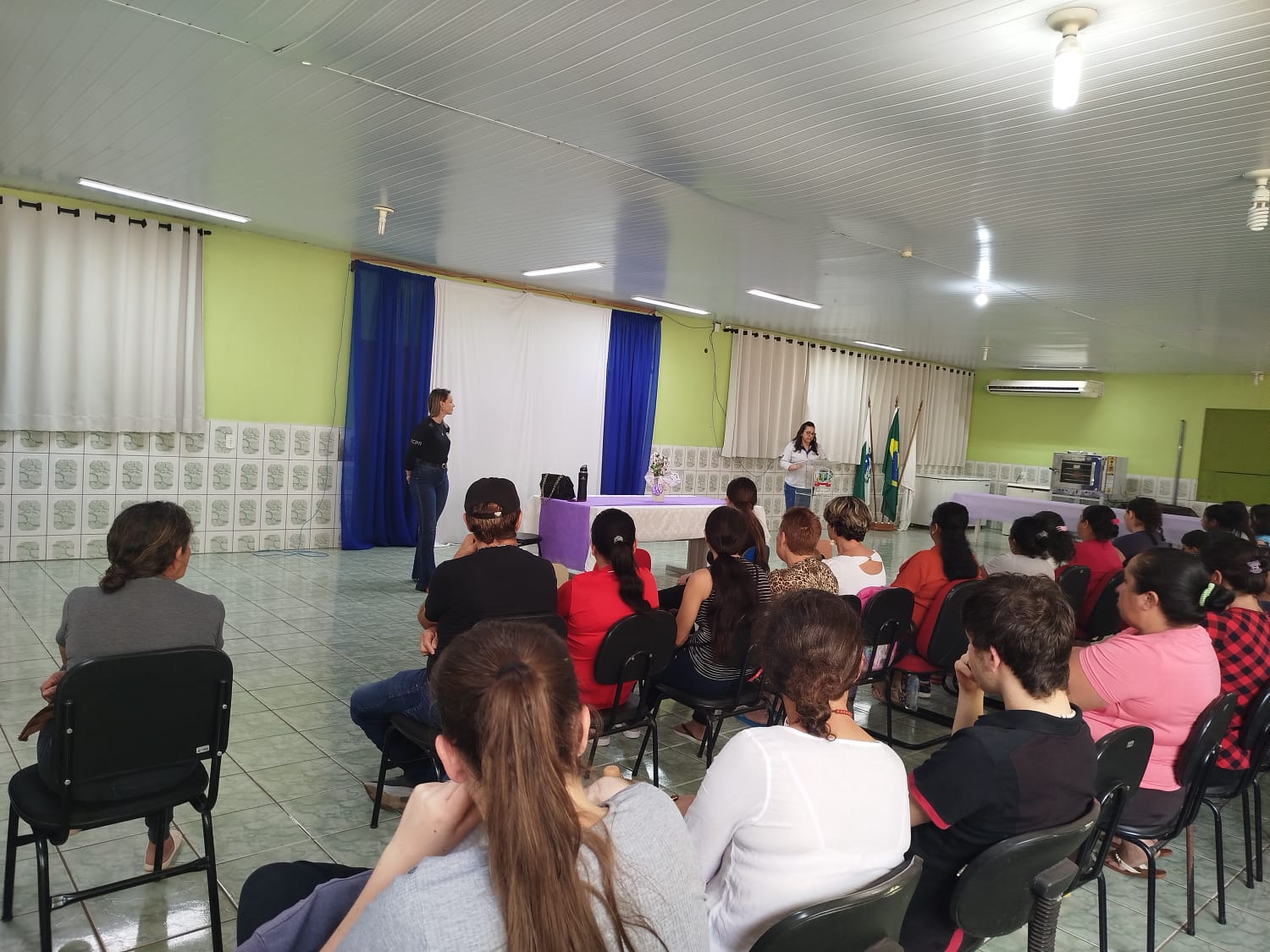 PCPR realiza palestra sobre prevenção à violência doméstica em São Jorge do Oeste