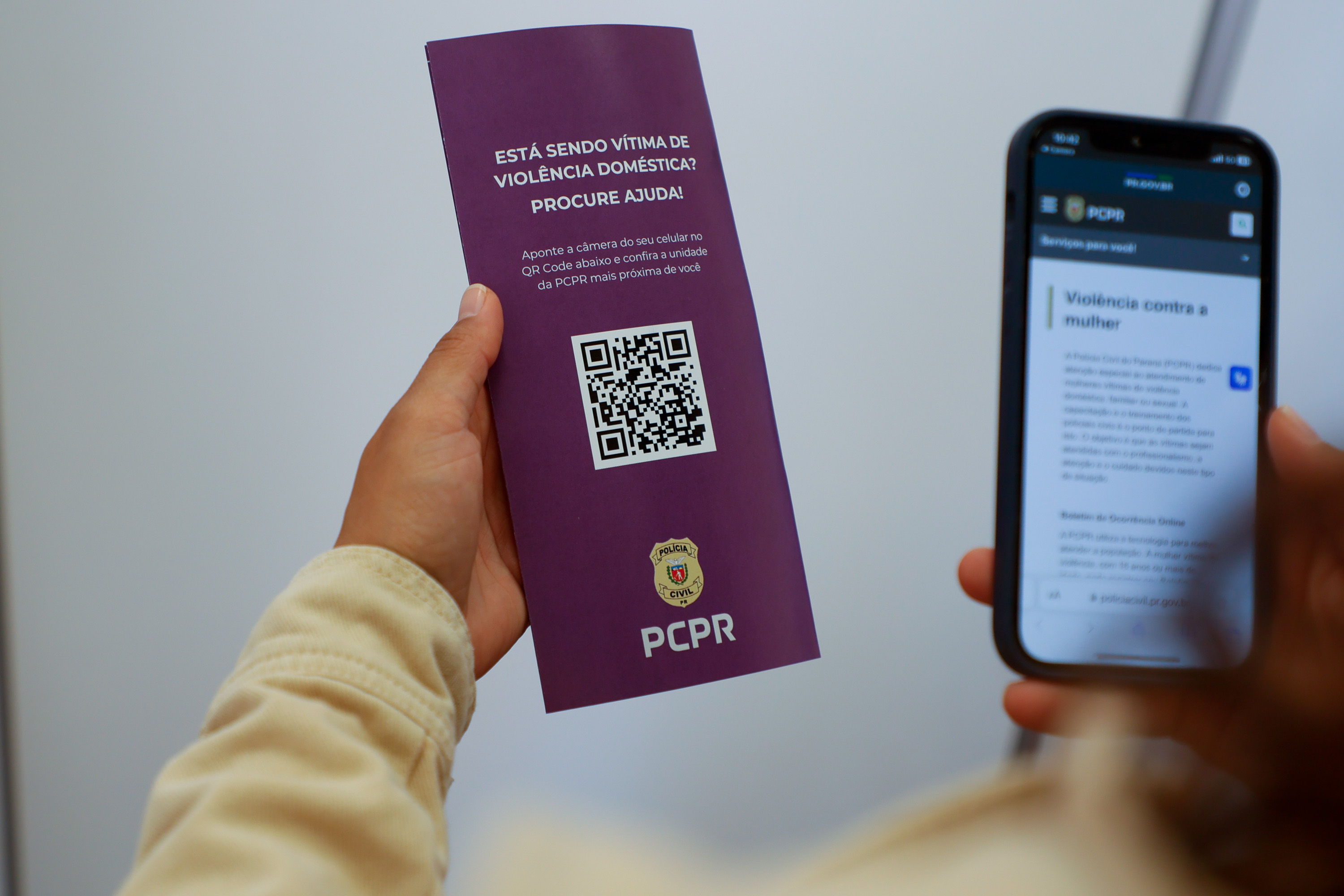 Agosto Lilás: PCPR participa de operação nacional de combate à violência contra a mulher