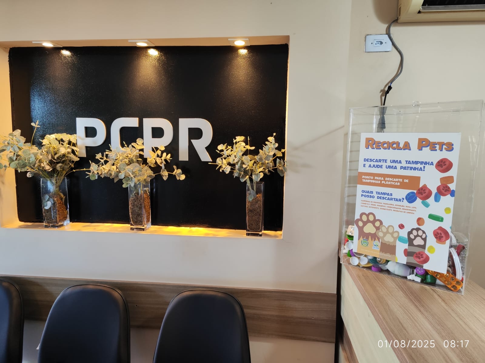 PCPR apoia projeto Recicla Pets e se torna ponto de coleta de tampinhas plásticas em Campo Mourão