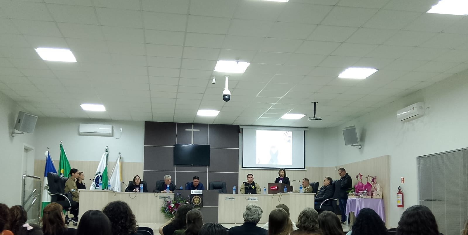 PCPR participa de evento contra violência doméstica em Saudade do Iguaçu
