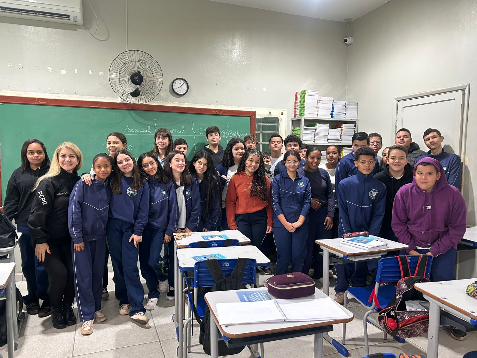 PCPR realiza palestra sobre diversos temas em escola de Rolândia