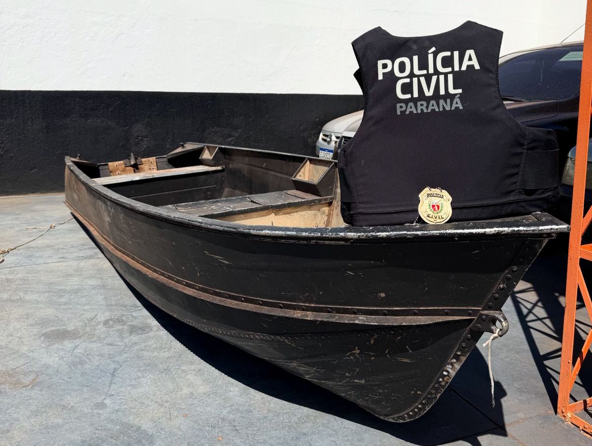 PCPR prende homem e recupera embarcação furtada em Terra Rica