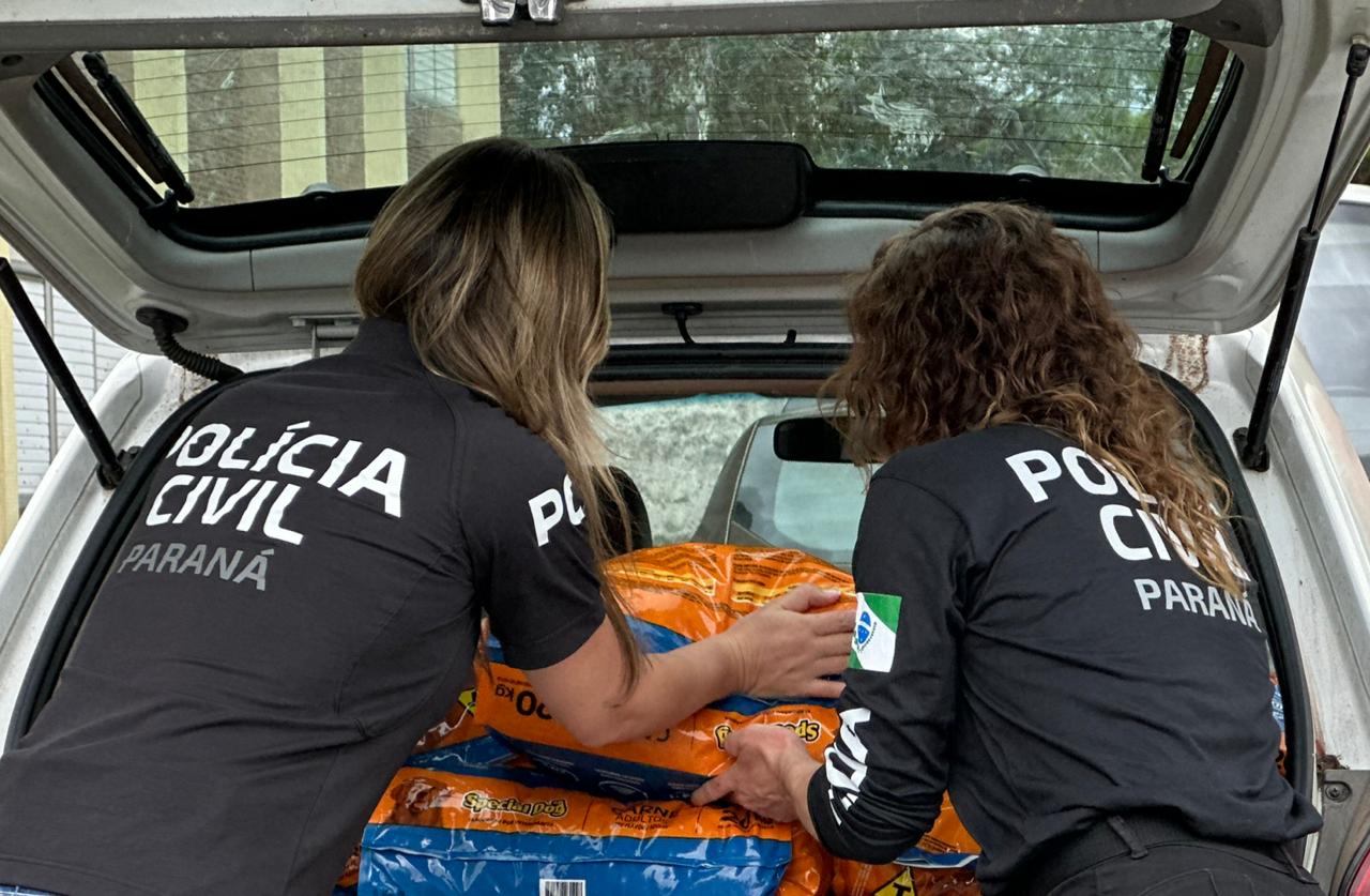 PCPR acompanha entrega de rações arrecadadas na XVIII Corrida da Instituição