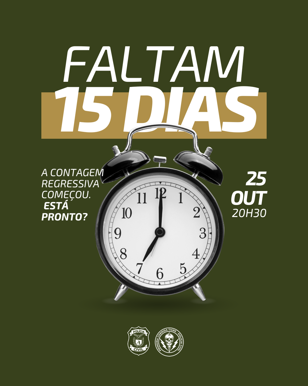 Faltam 15 dias para a 1ª Corrida Noturna do TIGRE