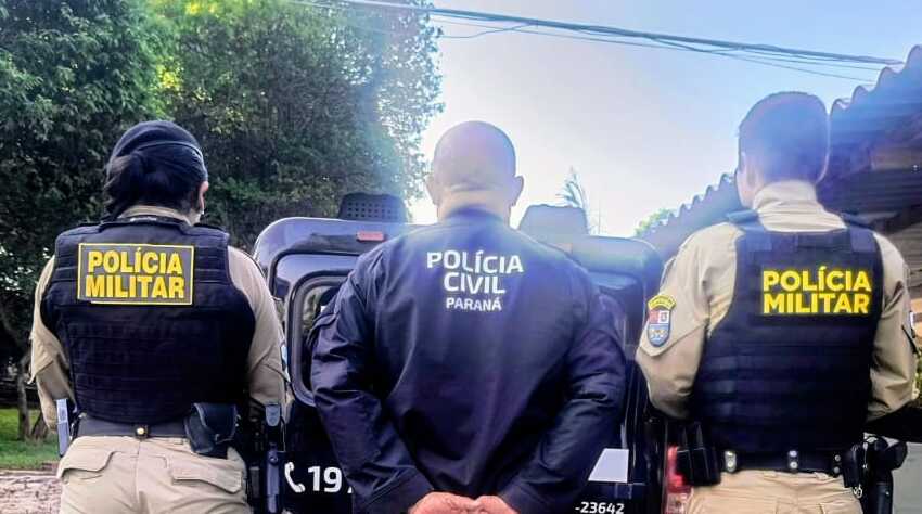 PCPR e PMPR prendem dois homens em flagrante por roubo em Xambrê