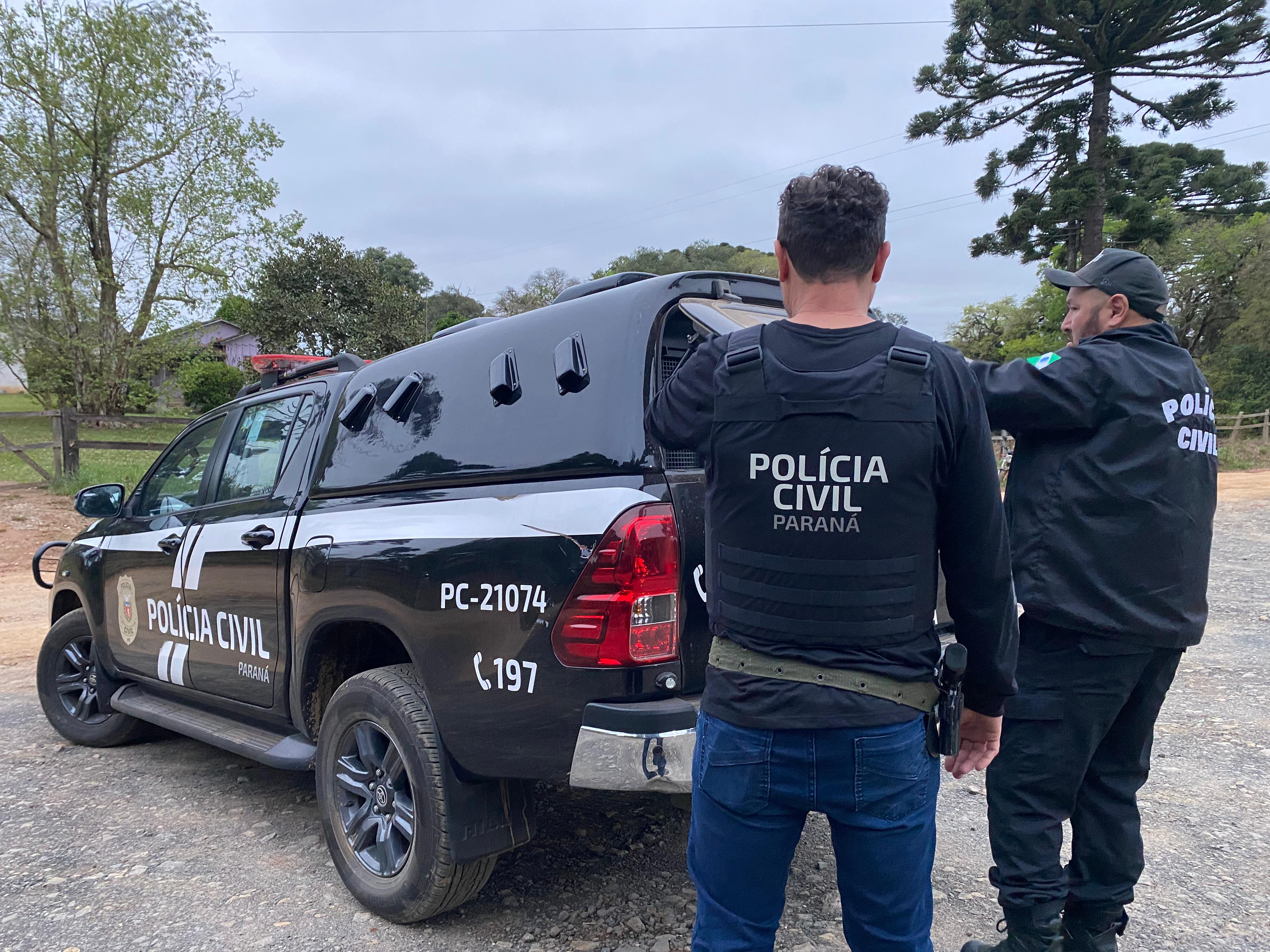 PCPR prende um dos suspeito de uma tentativa de homicídio qualificado em Fazenda Rio Grande