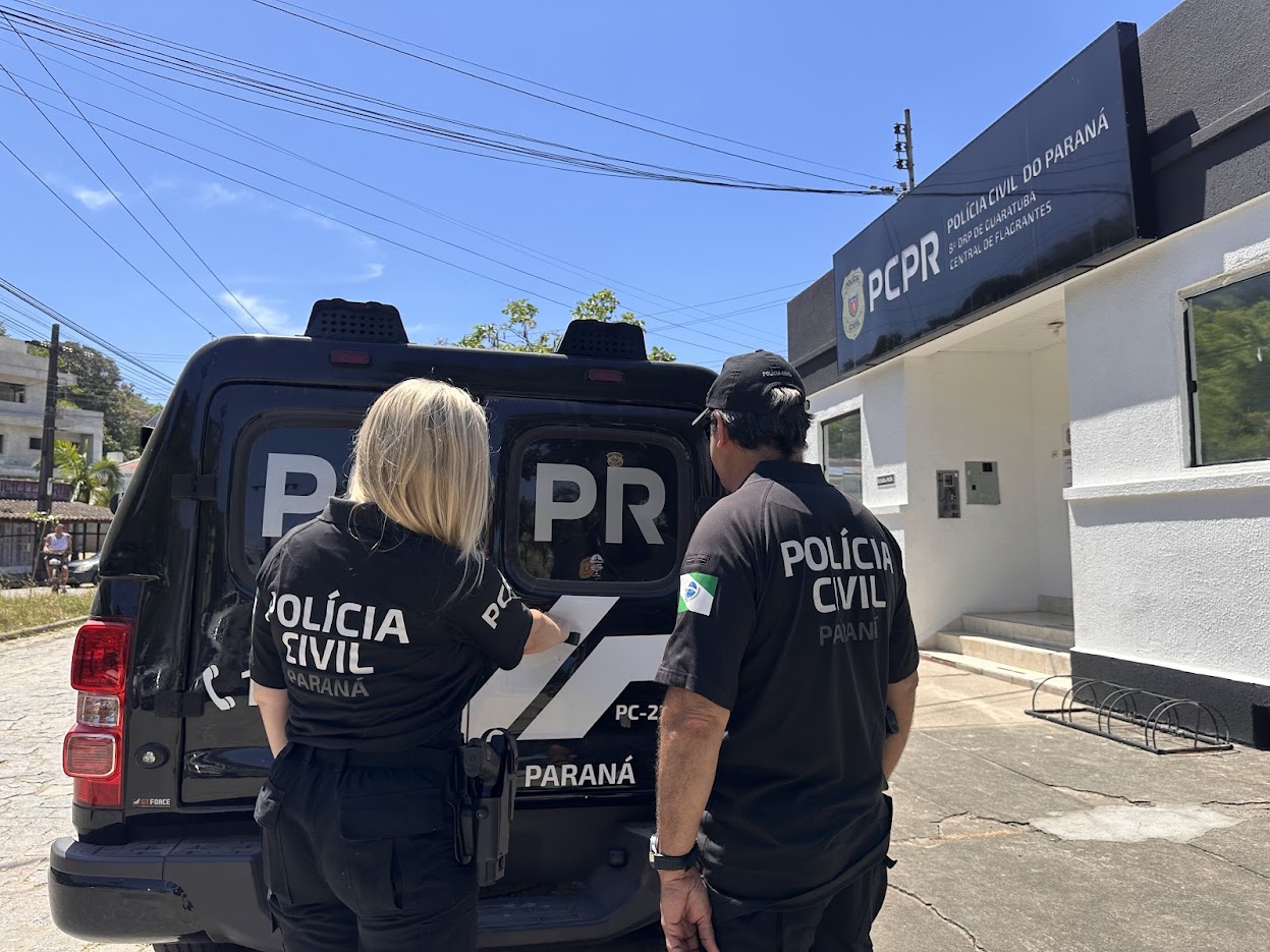 PCPR prende casal em flagrante por furto e restitui item à vítima em Guaratuba 