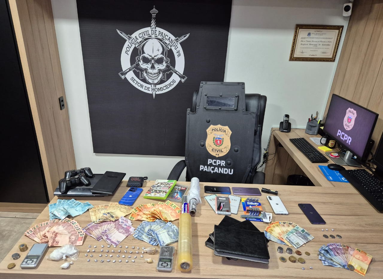 PCPR prende três pessoas e recupera produtos furtados em Paiçandu