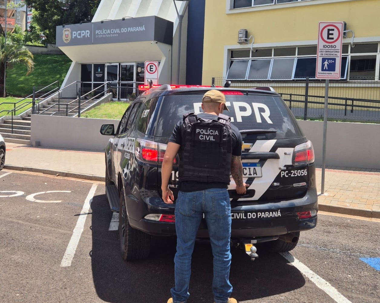 PCPR prende homem investigado por roubo em Pato Branco (7576)